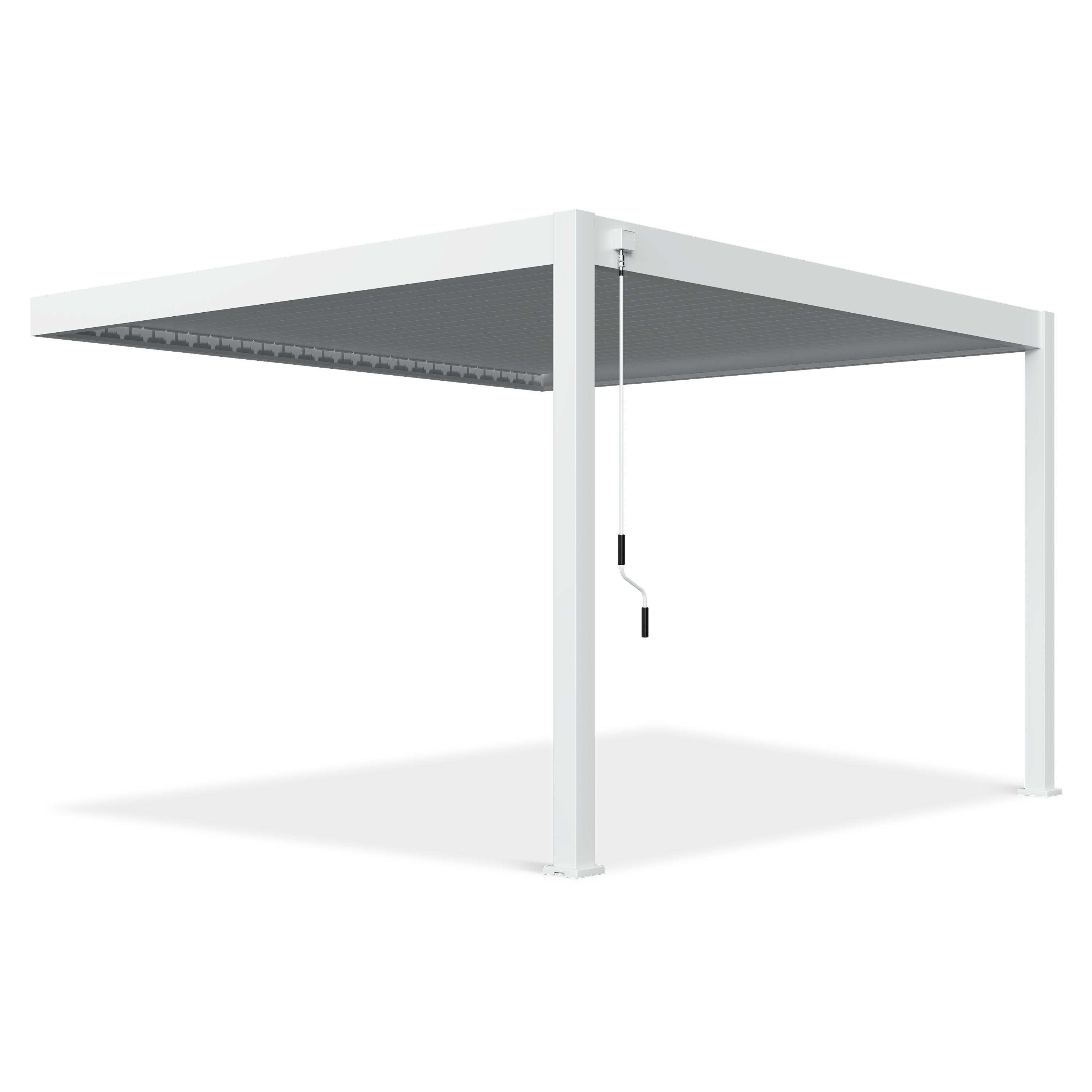 Pergola aluminiowa DELUXE Wall 3,6x4 White - Gutroof