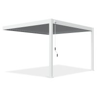 Pergola aluminiowa DELUXE Wall 3,6x4 White - Gutroof