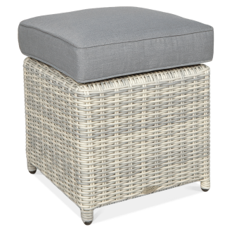Pufa TRIVENTO White Grey