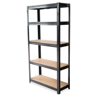 Regał warsztatowy metalowy 180x90x40cm BLACK - Hardmaister