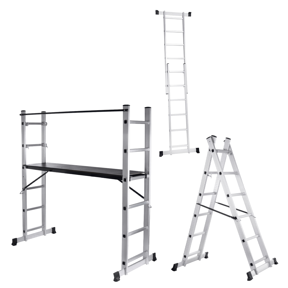 Różne konfiguracje rusztowania aluminiowego 2x6 – HARDMAISTER