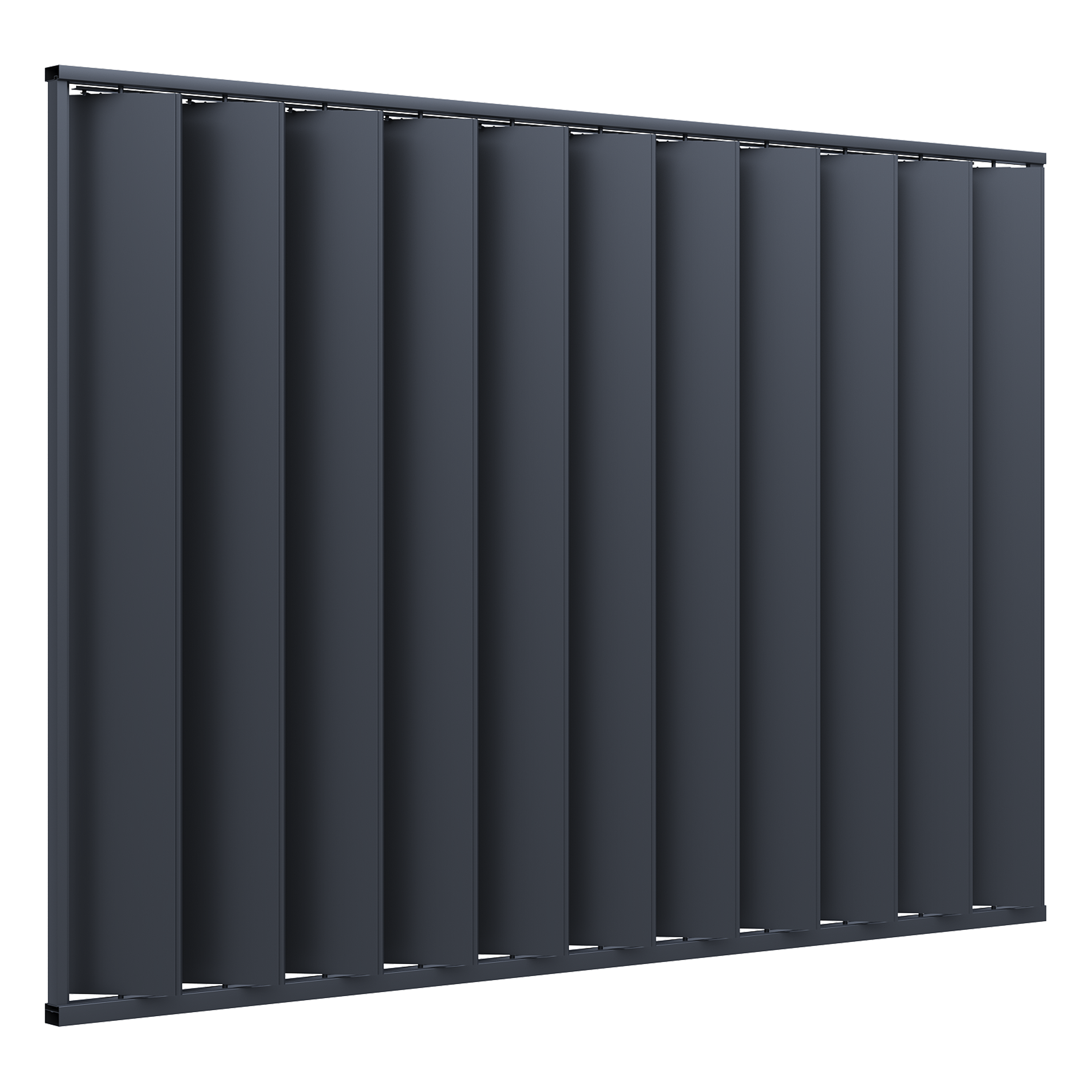 Ściana panelowa regulowana do pergoli ELEGANCE/DELUXE/FUSION 3.6m Anthracite - Gutroof 