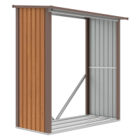Stojak na drewno, drewutnia DENVER 182x89cm Oak Brown - Hardmaister