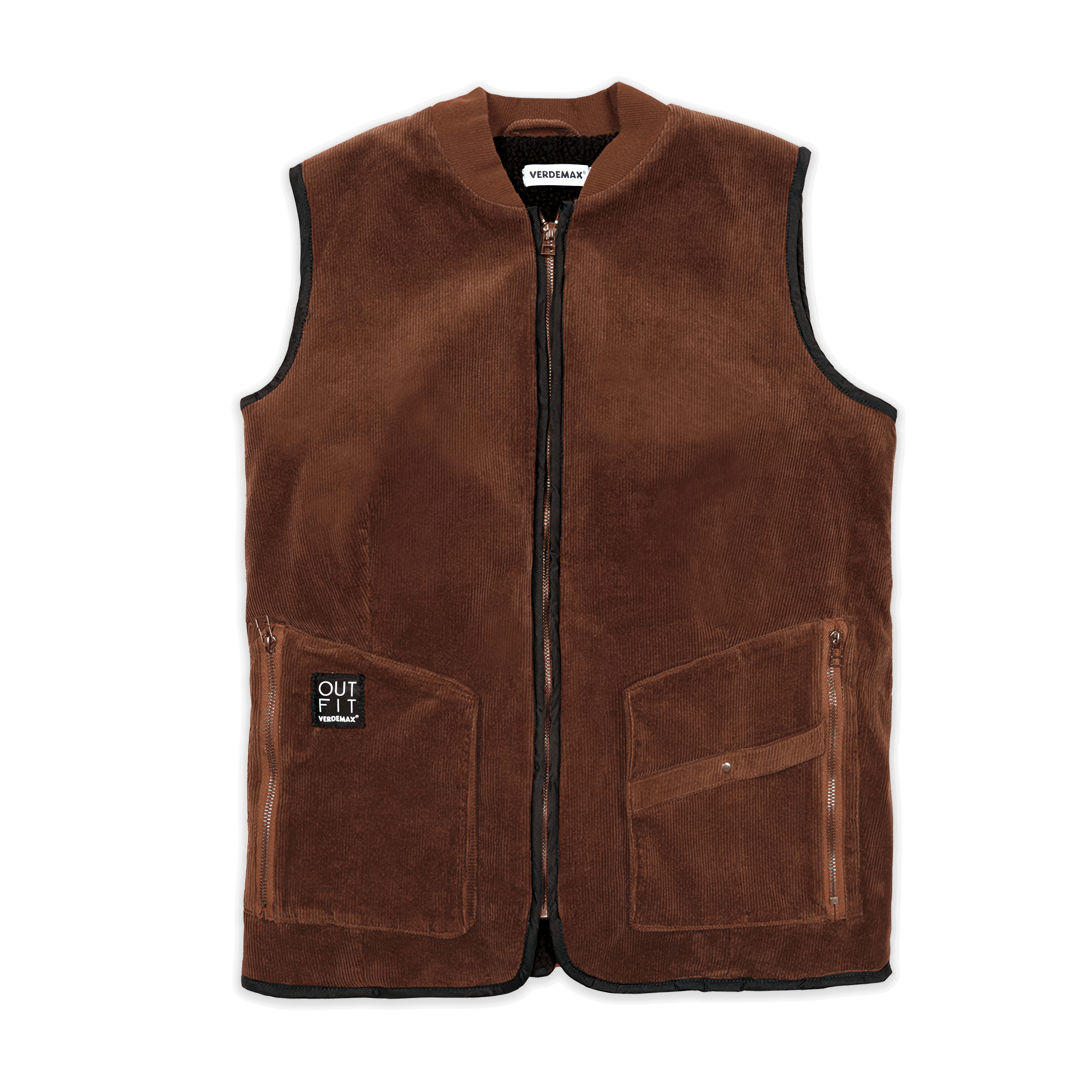 Kamizelka jesienna damska QUERCIA Aztec, sztruks L - Verdemax