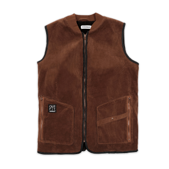 Kamizelka jesienna damska QUERCIA Aztec, sztruks L - Verdemax