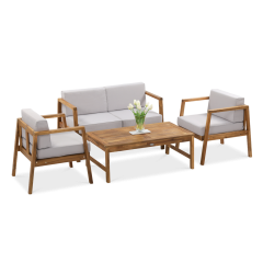 Zestaw mebli wypoczynkowych MALMO CAFFE Acacia Wood - Focus Garden