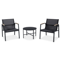Zestaw mebli MANGO BALCONY Black - Bjørkka