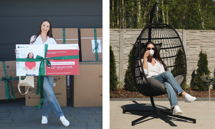 aga janaszak z nagroda glówna od focus garden