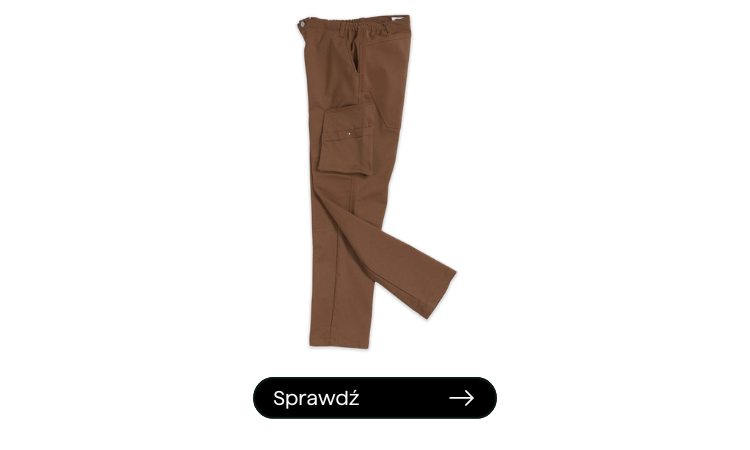 brązowe spodnie damskie do ogrodu
