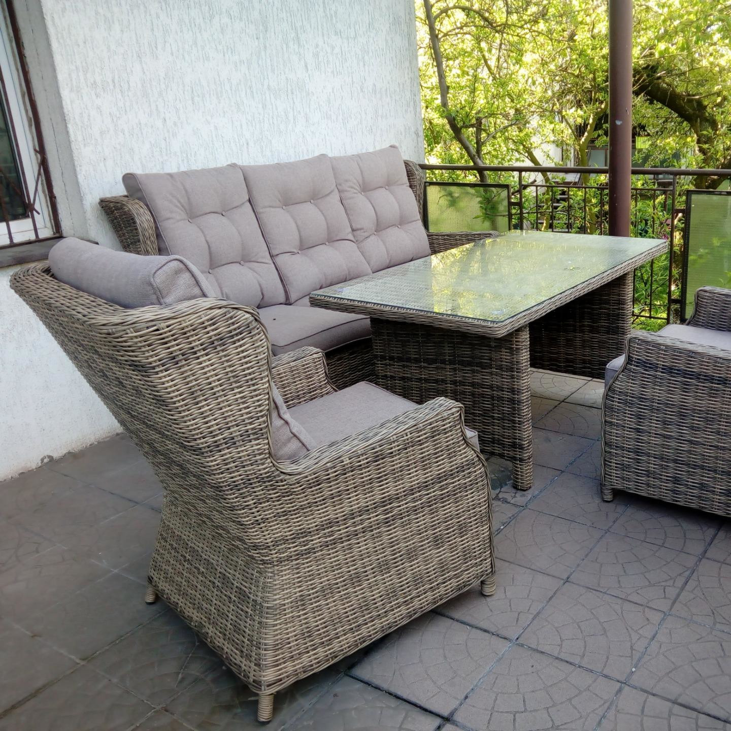 Meble technorattanowe TRIVENTO DINING 3 Melange zdjęcie realizacji 2