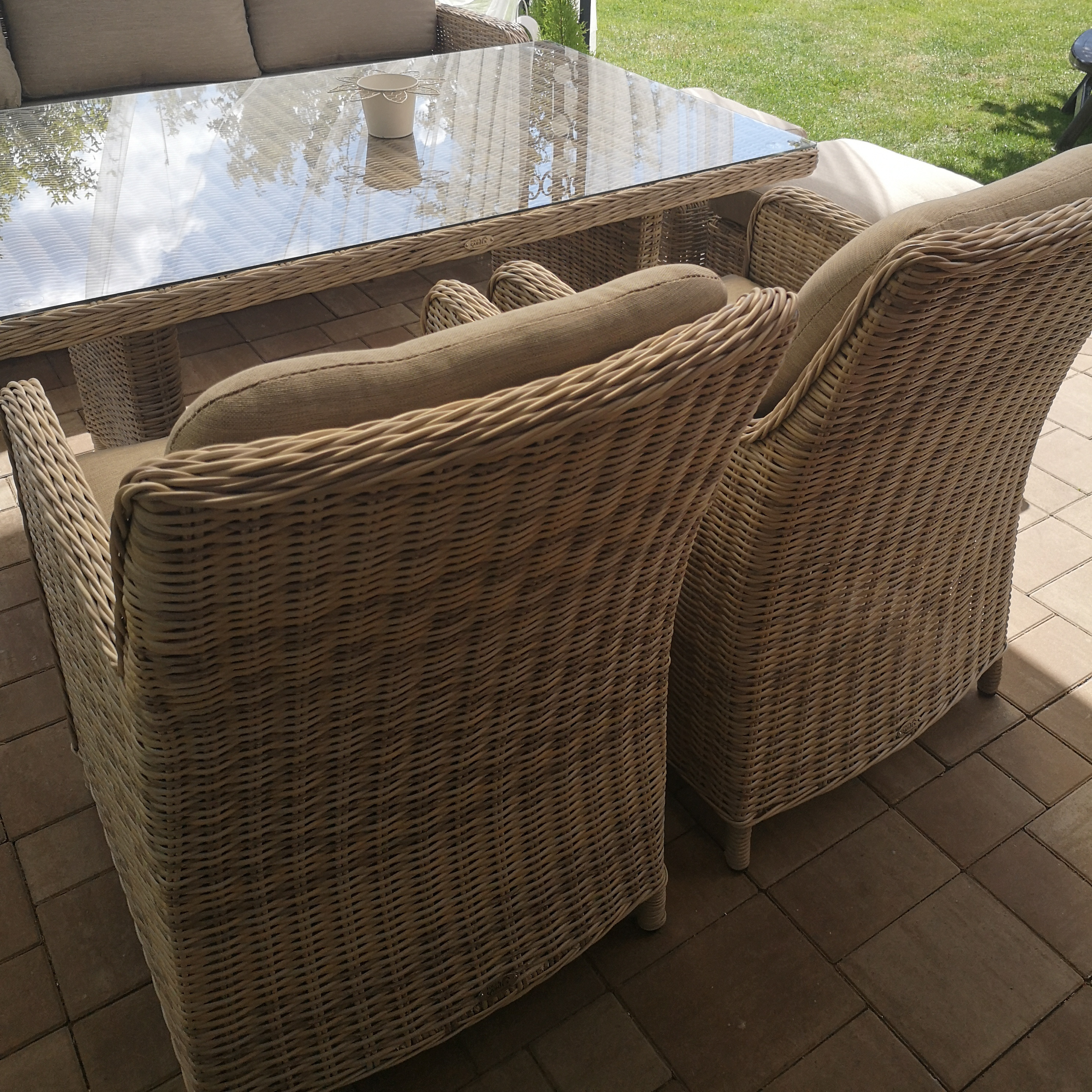 Narożnik z technorattanu MARYLAND Beige zdjęcie realizacji 8