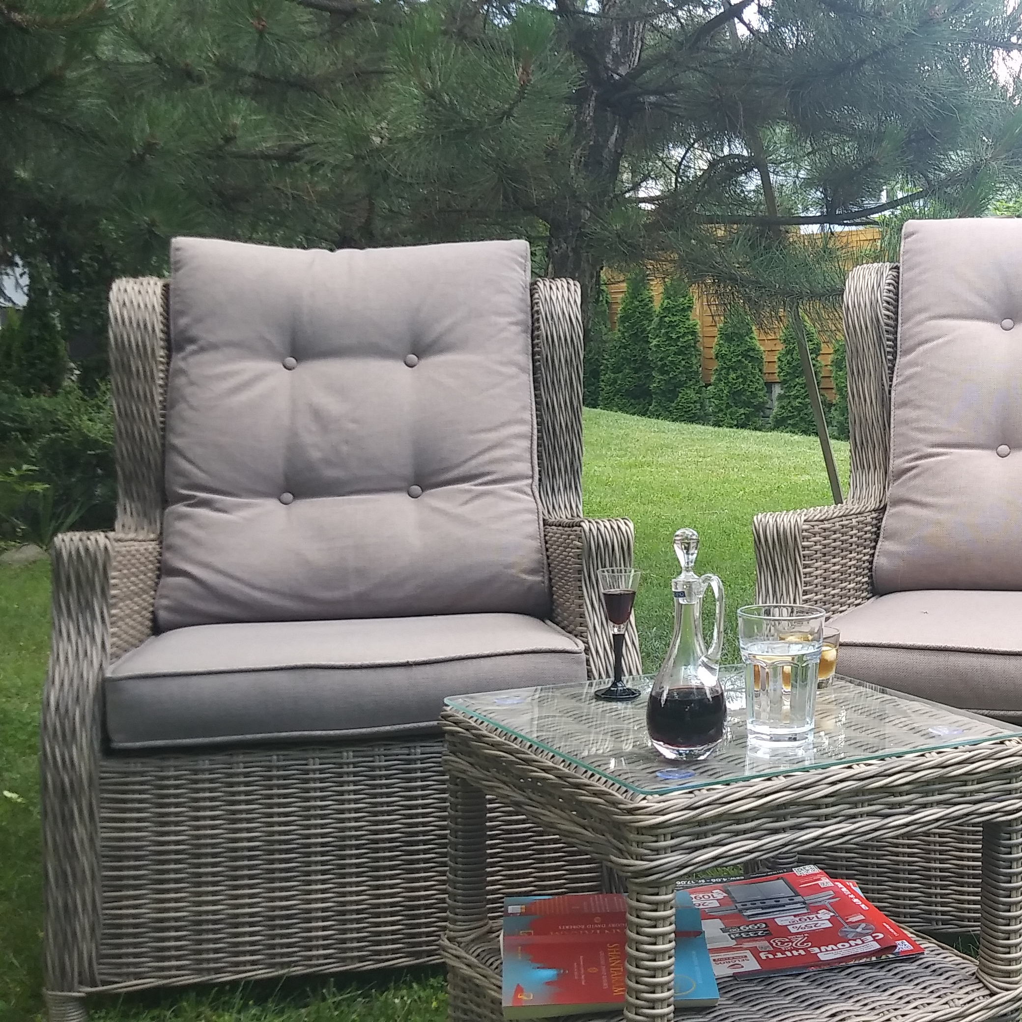Zestaw wypoczynkowy TRIVENTO DUO Beige zdjęcie realizacji 1