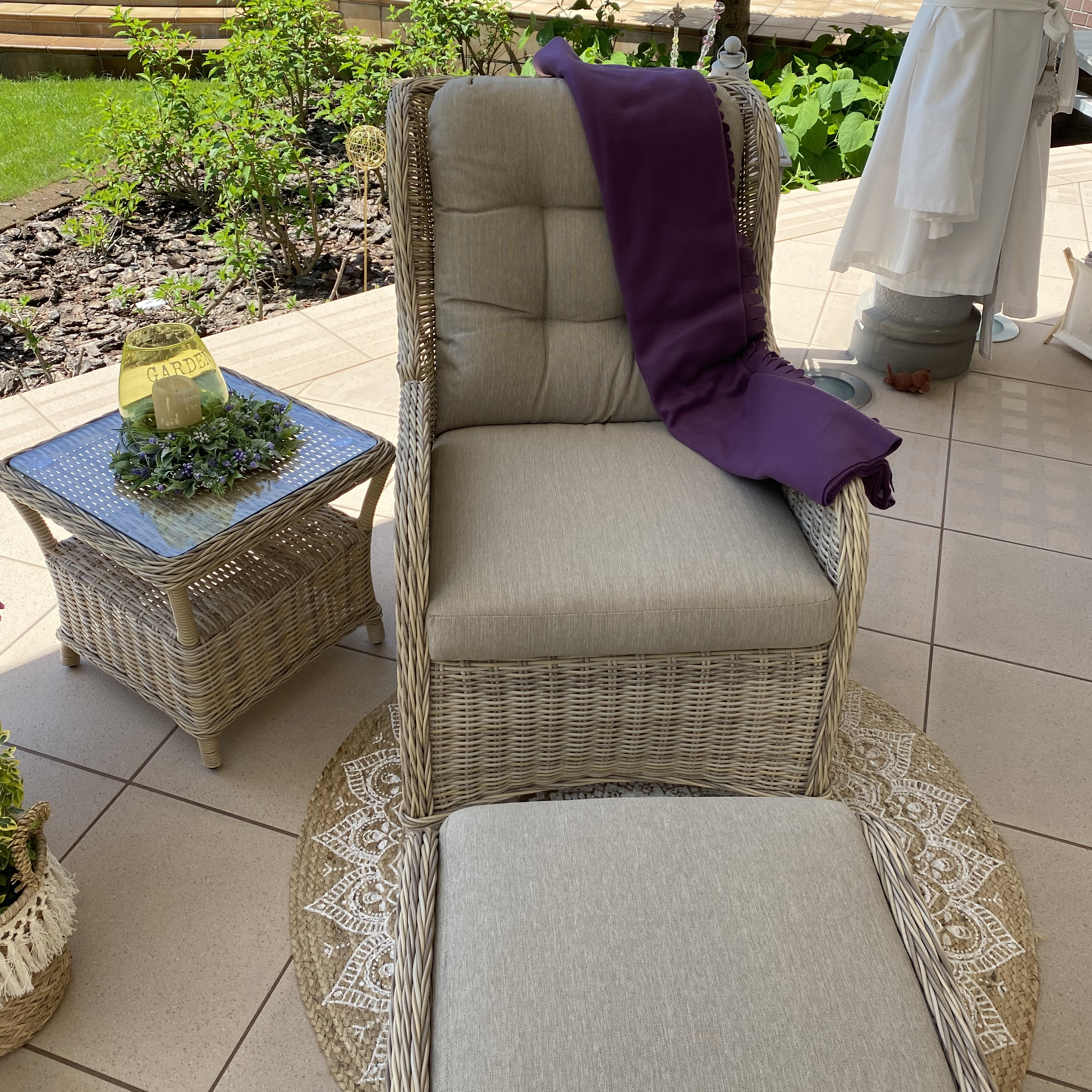 Zestaw wypoczynkowy SIENNA DUO PREMIUM Beige zdjęcie realizacji 3