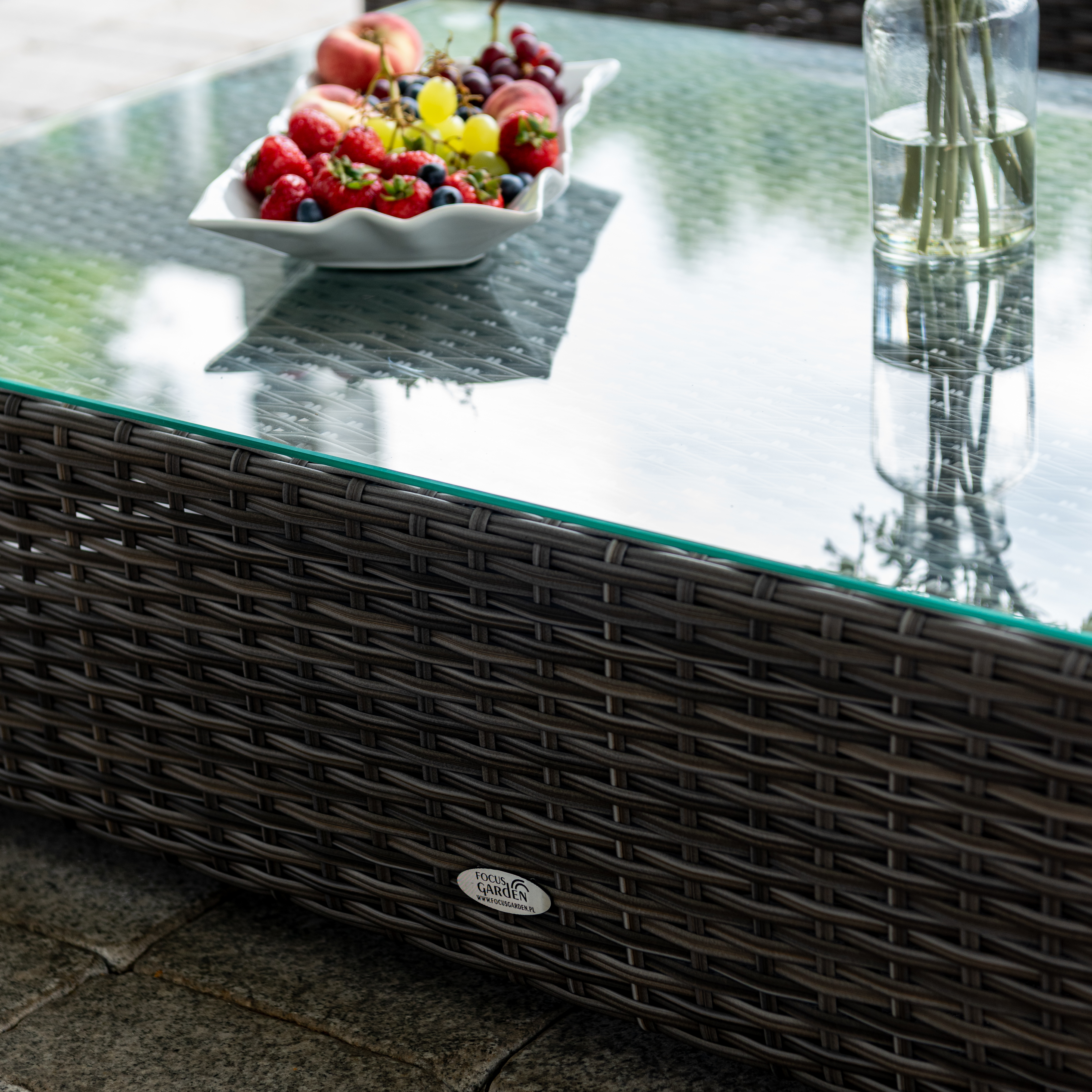 Narożnik technorattanowy VERONA Dark Grey zdjęcie realizacji 3