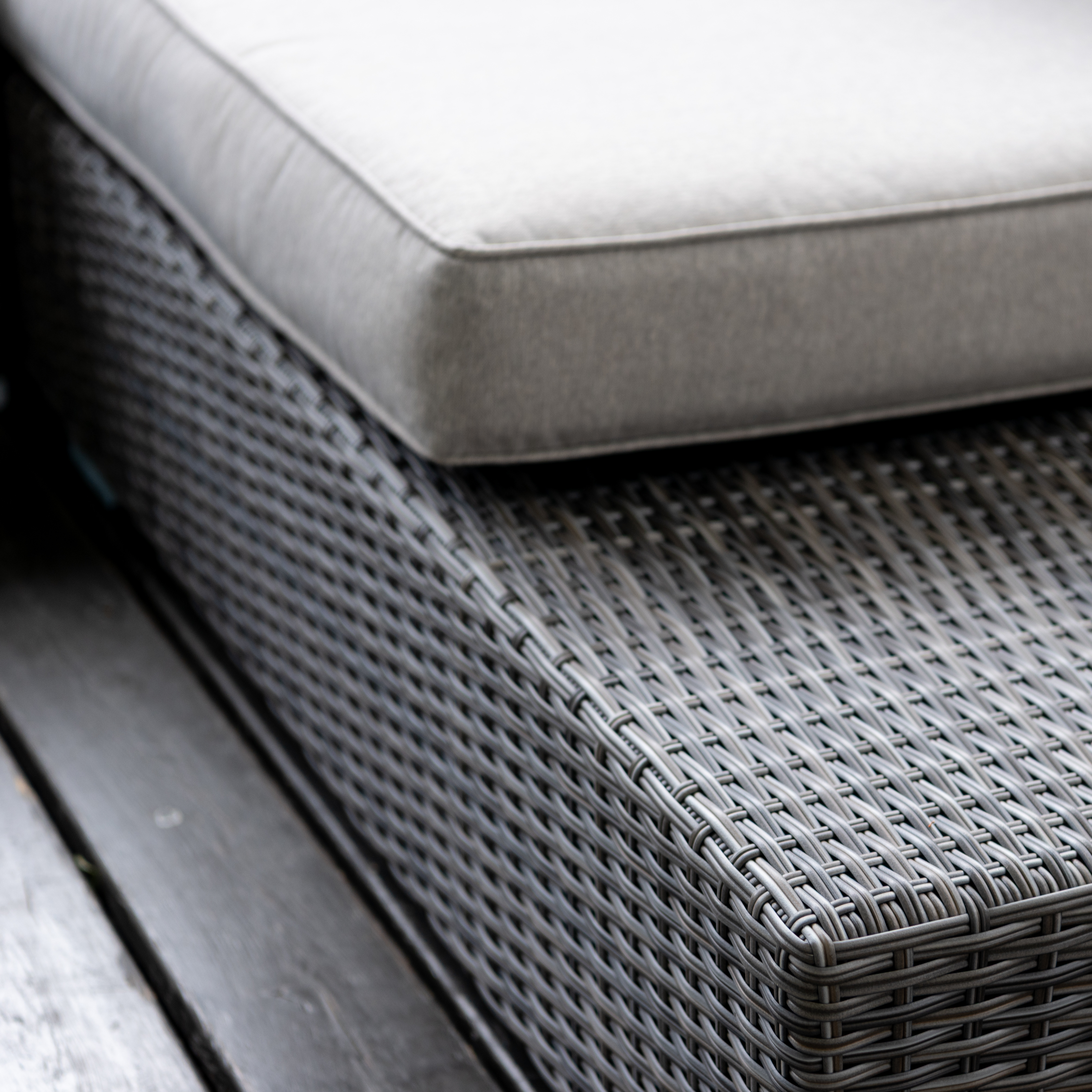 Narożnik technorattanowy VERONA Dark Grey zdjęcie realizacji 4