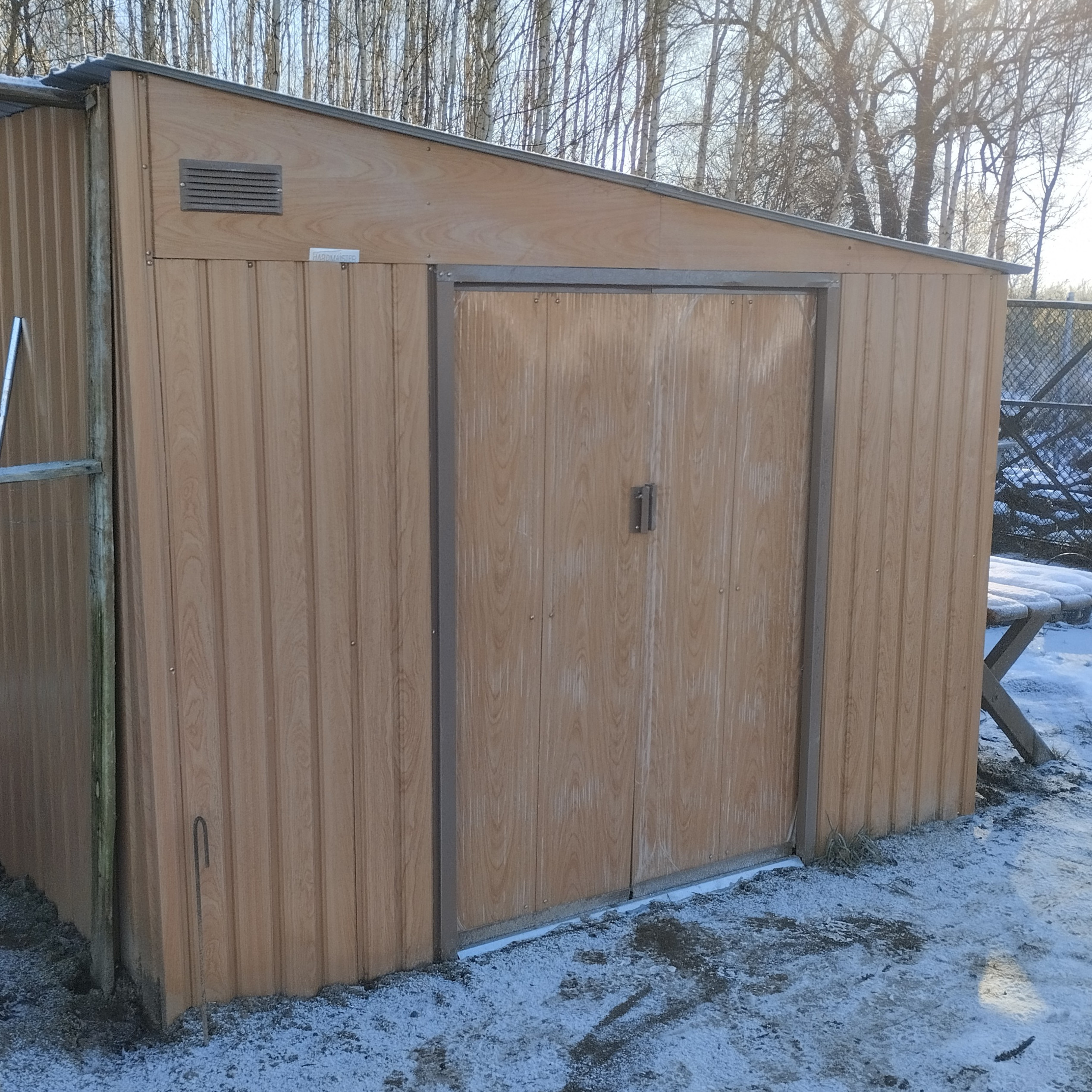Domek narzędziowy JASPER 279x321cm Oak Brown - Hardmaister zdjęcie realizacji 7