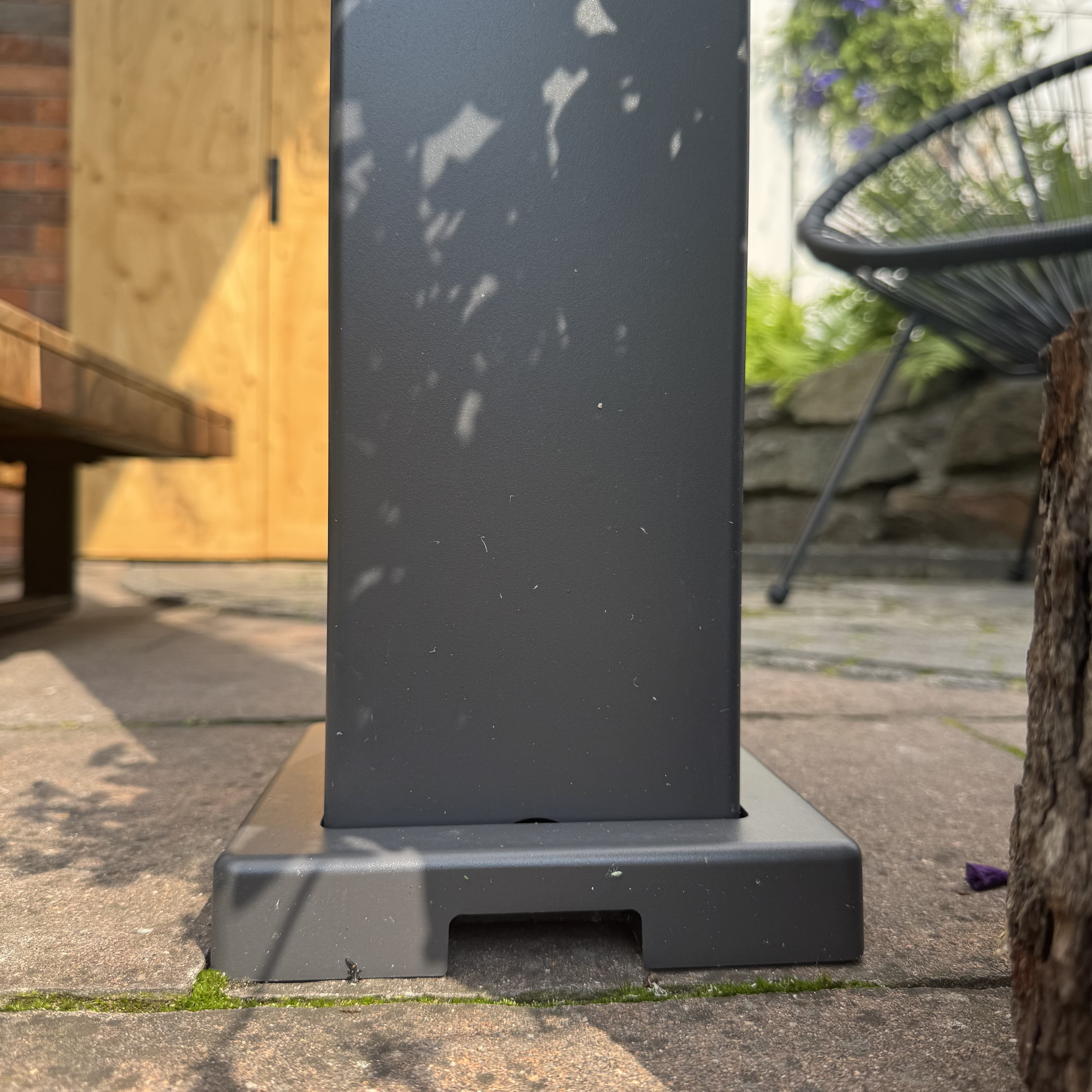 Przyścienna pergola ELEGANCE WALL 3x3 Anthracite - Gutroof zdjęcie realizacji 3