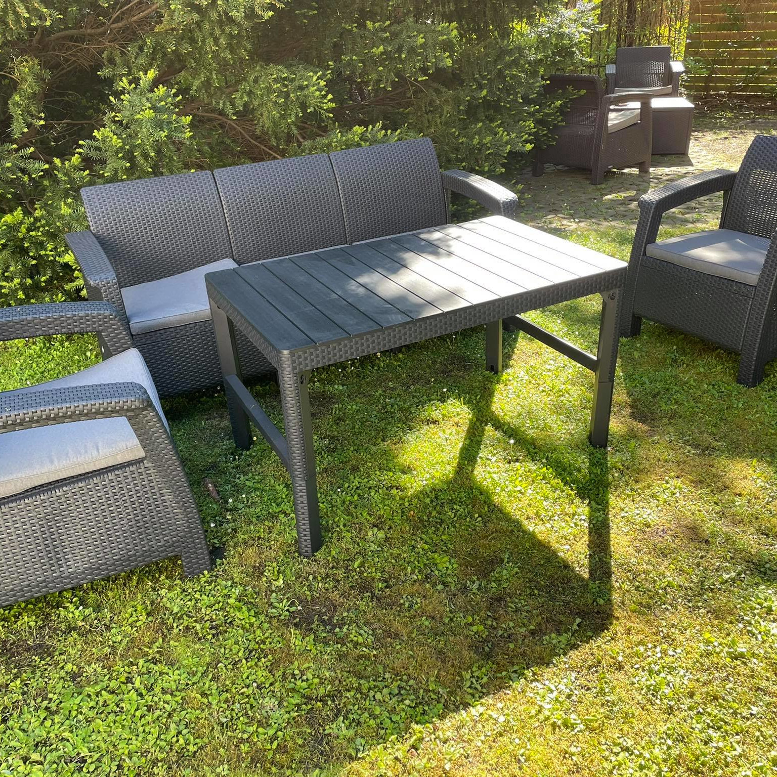 Zestaw ogrodowy CORFU MAX 3 Graphite zdjęcie realizacji 2