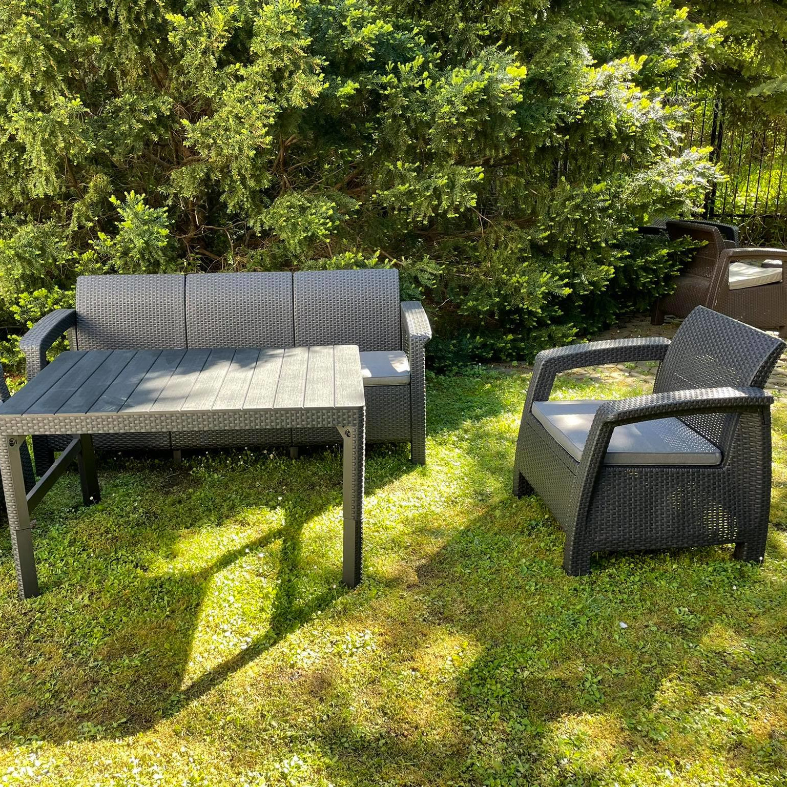 Zestaw ogrodowy CORFU MAX 3 Graphite zdjęcie realizacji 3