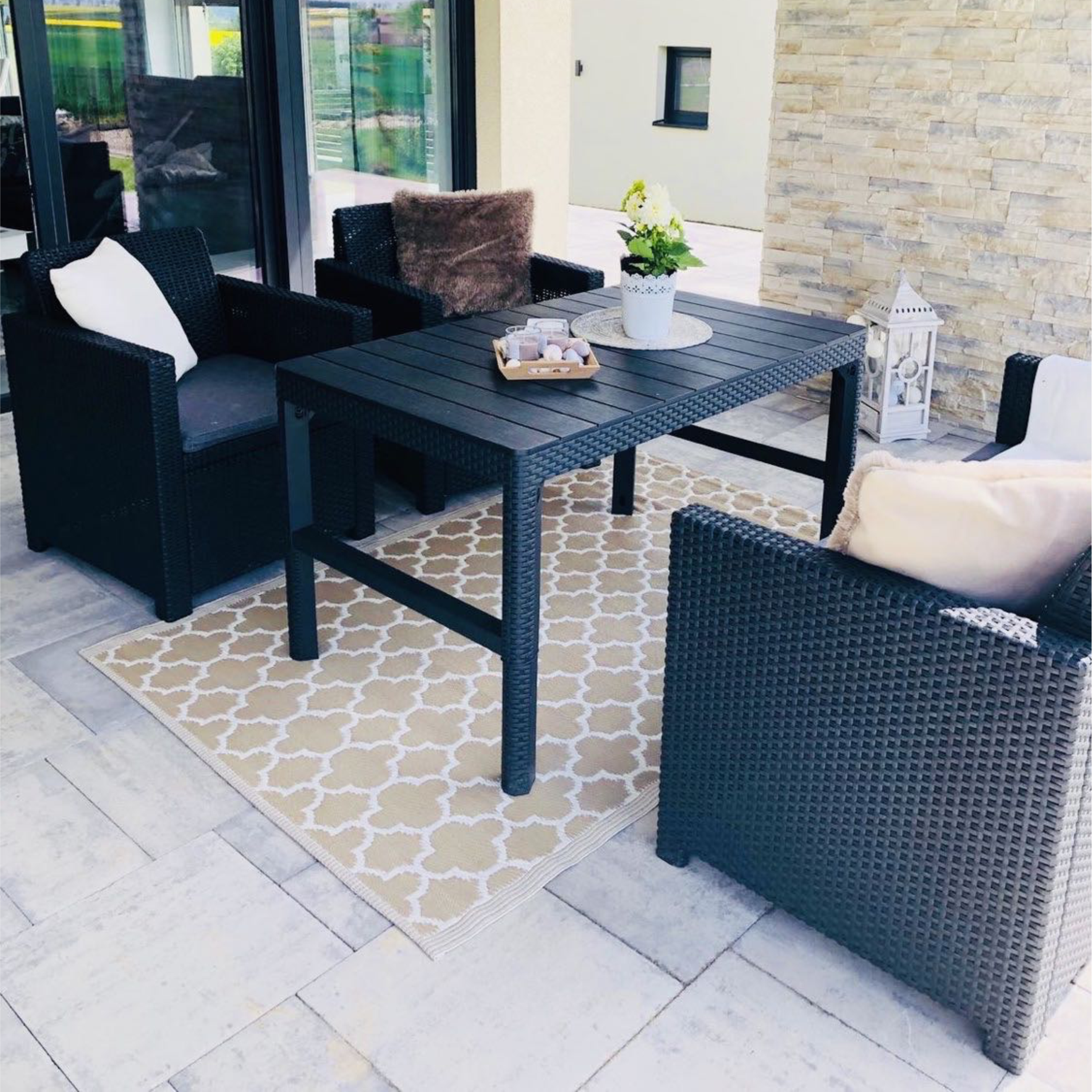 Zestaw ogrodowy CORFU MAX 2 Graphite zdjęcie realizacji 1