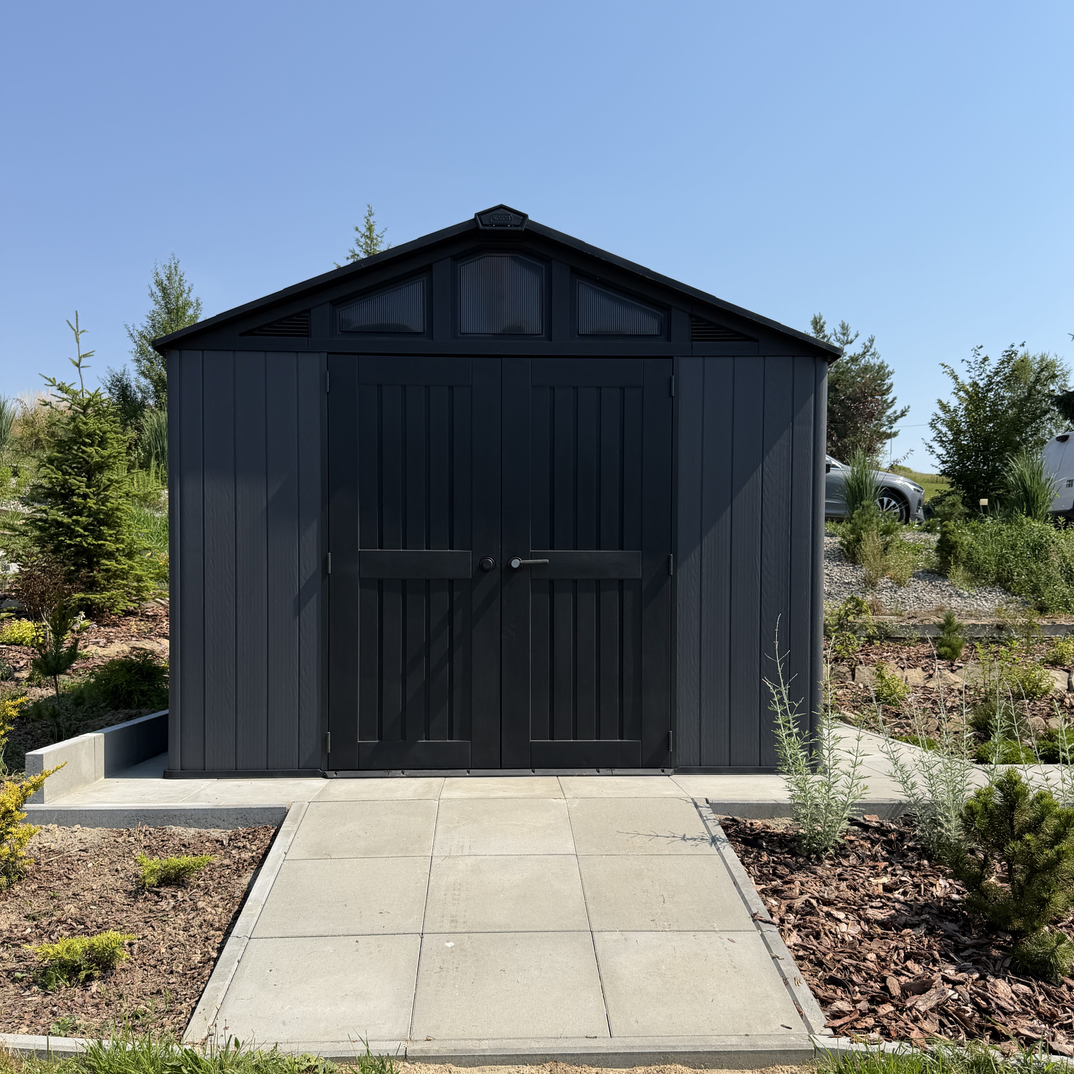 Domek narzędziowy STRONGHOLD SHED 10x8 szary - Keter zdjęcie realizacji 2