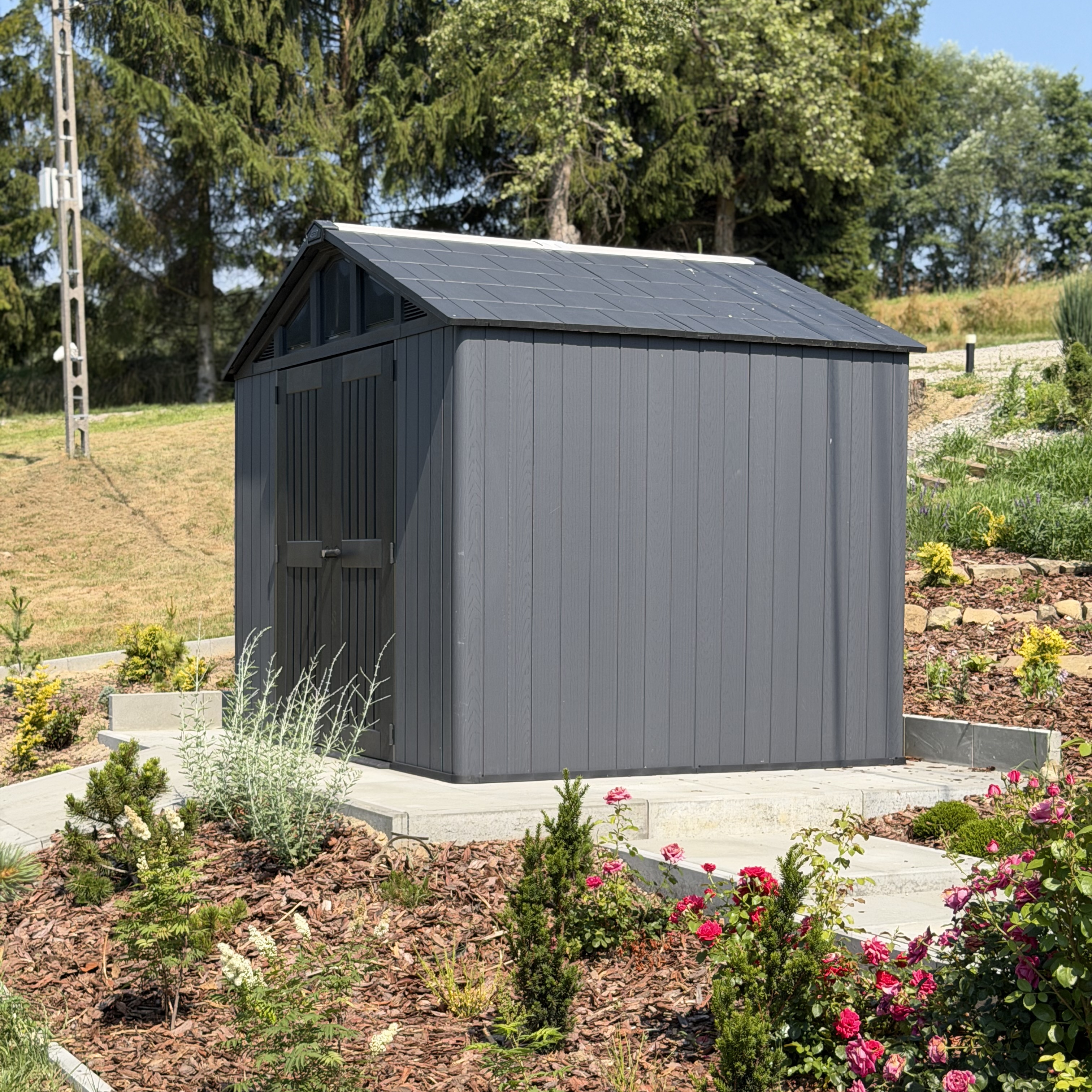 Domek narzędziowy STRONGHOLD SHED 10x8 szary - Keter zdjęcie realizacji 3