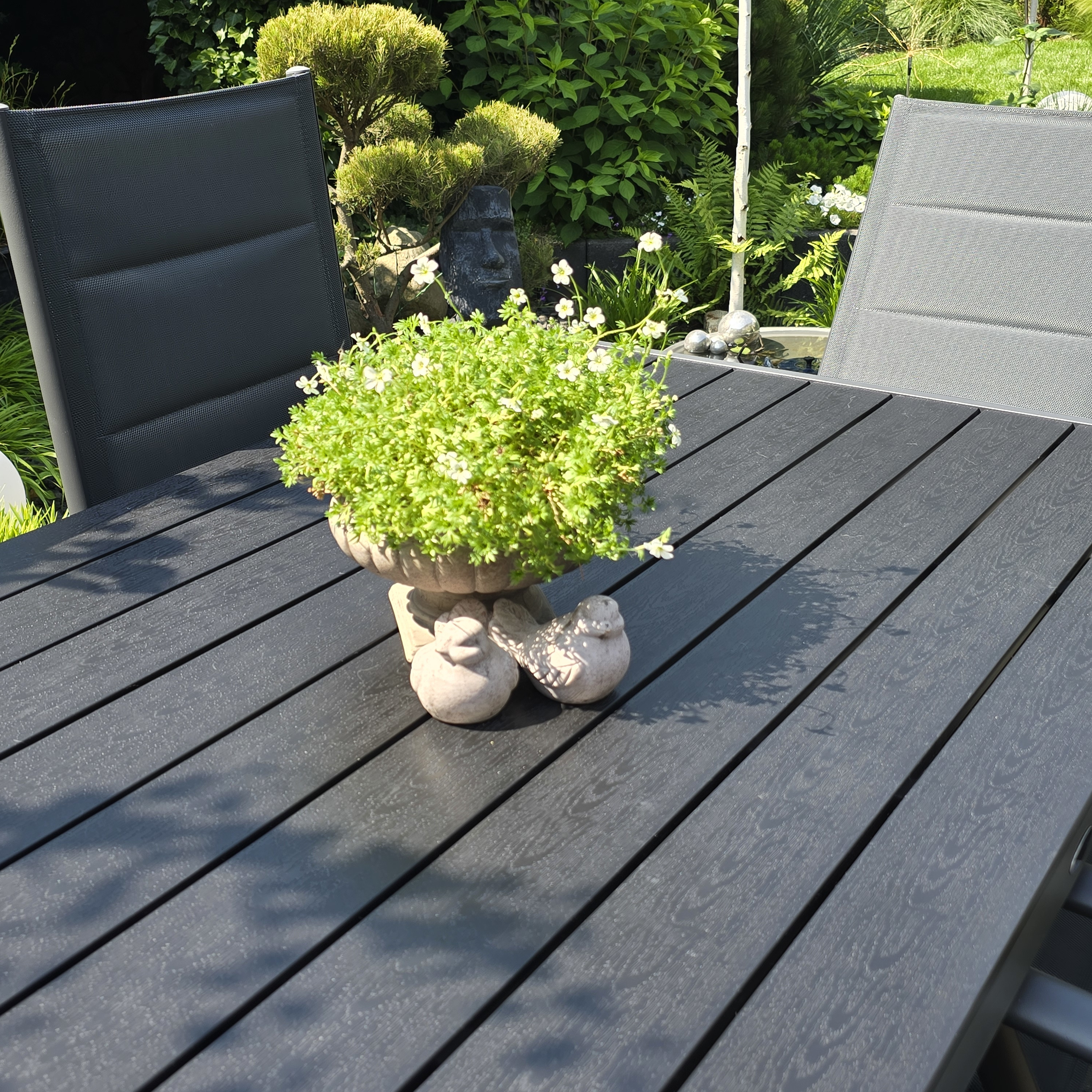Zestaw mebli ogrodowych SYDNEY dark grey/ dark grey zdjęcie realizacji 9