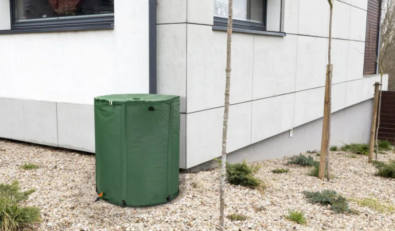 Zbiornik na deszczówkę 500L Dark Green - CULTIVO
