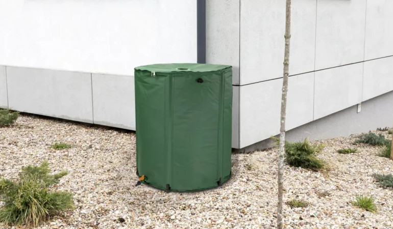 Zbiornik na deszczówkę 500L Dark Green - CULTIVO